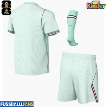 Frankreich Auswärts Trikotsatz Kinder WM 2026 Kurzarm (+ Kurze Hosen)